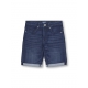 KIDS ONLY KOBPLY shorts skinny fit jeans i mørkeblå til drenge