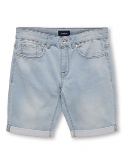 KIDS ONLY KOBPLY denimshorts i lyseblå til drenge str. 146, 158 og 170