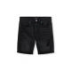 KIDS ONLY KOBPLY shorts skinny fit jeans i sort til drenge