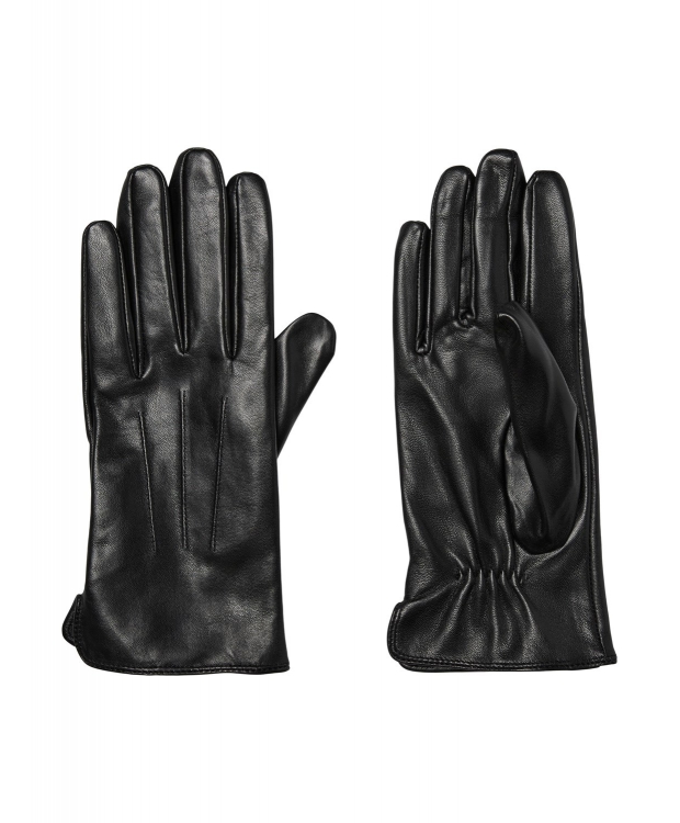 2: Vero Moda læder handsker i sort til kvinder