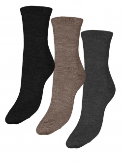 Vero Moda 3-pak strømper i forskellige farver - OUTLET str. Onesize