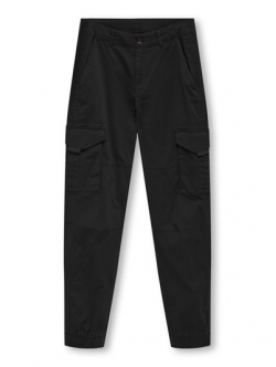 KIDS ONLY KOBMAXWELL cargobukser i sort til drenge str. 146, 152 og 158