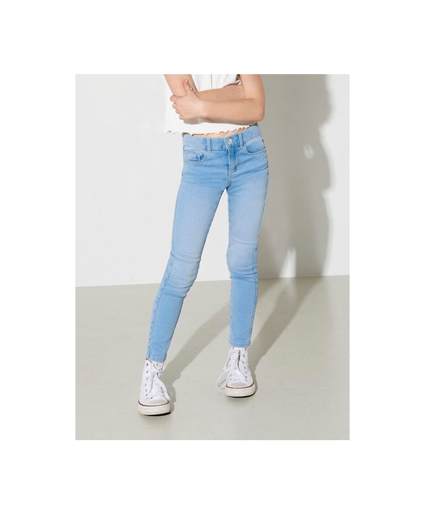 Billede af KIDS ONLY KONROYAL skinny fit jeans i lyseblå til piger