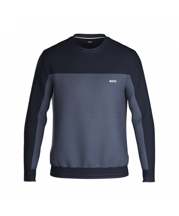 Se BOSS sweatshirt i navy til herre hos Sokkeposten.dk