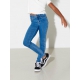 KIDS ONLY KONRAIN denim skinny fit jeans i lyseblå til piger