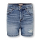 KIDS ONLY KOGBLUSH denim skinny fit shorts i lyseblå til piger