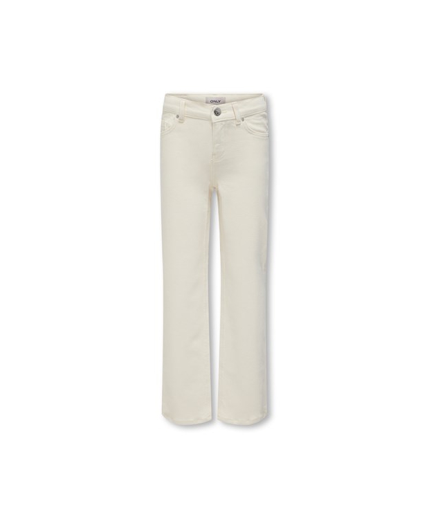 Se KIDS ONLY KOGJUICY wide fit jeans i hvid til piger hos Sokkeposten.dk