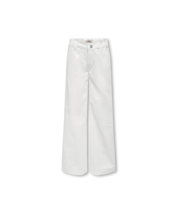 Se KIDS ONLY KOGCOMET wide fit jeans i hvid til piger hos Sokkeposten.dk