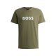 BOSS t-shirt i grøn til herre | Regular fit |