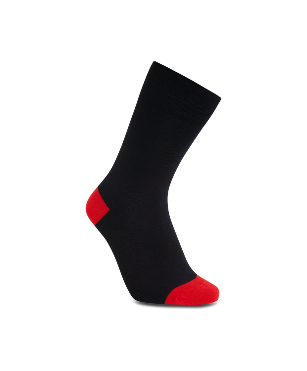 iZ Sock bambusstrømper sort/rød til børn