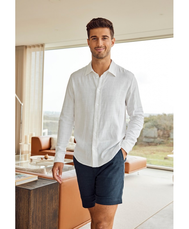 JBS Of Denmark bambus skjorte i hvid til herre