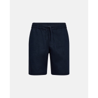 JBS of Denmark hør/bambusviskose shorts i navy til herre