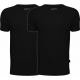 ProActive sorte bambus T-shirts i 2-pak til mænd – str. M og L
