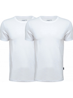ProActive T-shirts 2-pack bambus i Hvid.