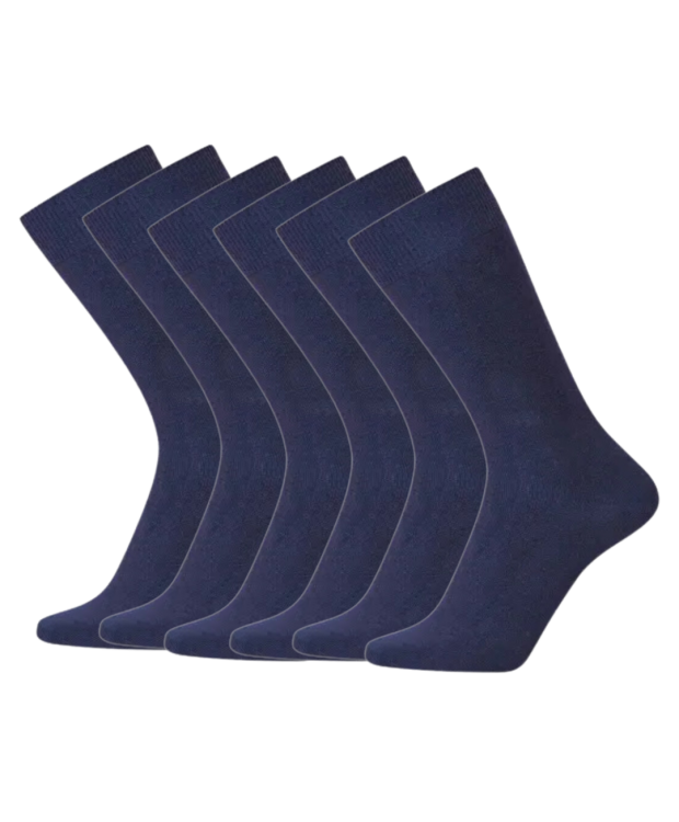 Billede af Iz sock 6pak Copenhagen premium uld strømper i navy | Ultra Soft