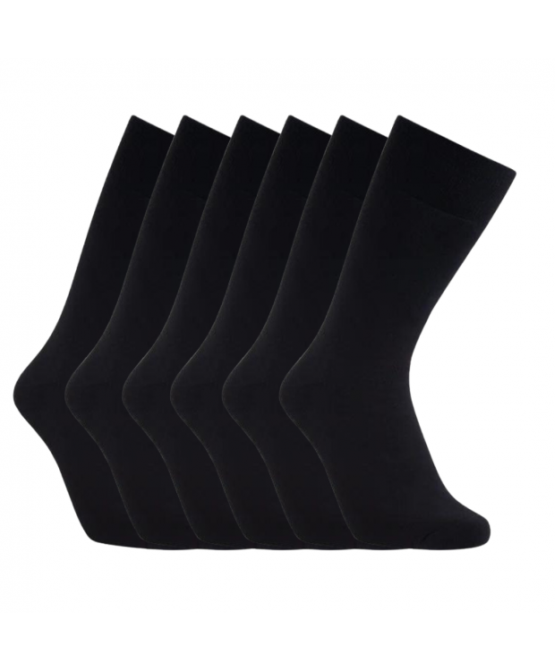 Iz sock 6pak Copenhagen premium uld strømper i sort | Ultra Soft