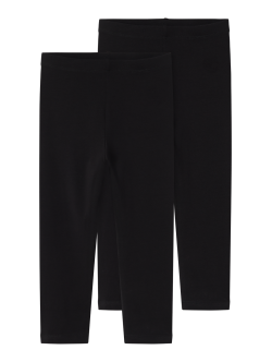 Name it leggings i sort til børn, størrelser 86/92, 98/104