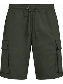 Resteröds "Lightweight" Cargo shorts i mørkegrøn til herre