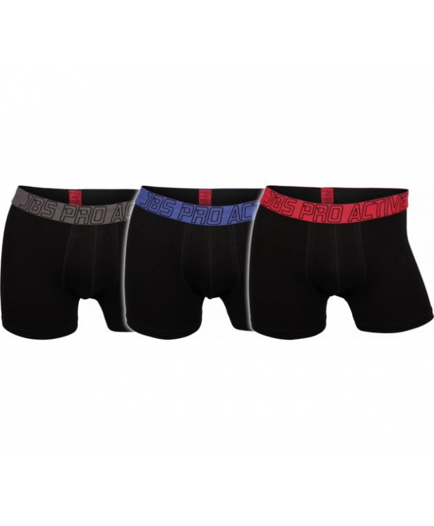 ProActive 3-Pak Tights i Sort – Komfortable Bomulds Boxershorts til Herre billede