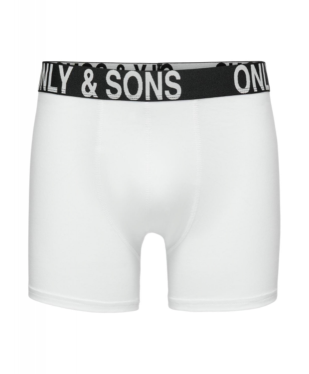 ONLY & SONS 3pak underbukser i hvid til herre