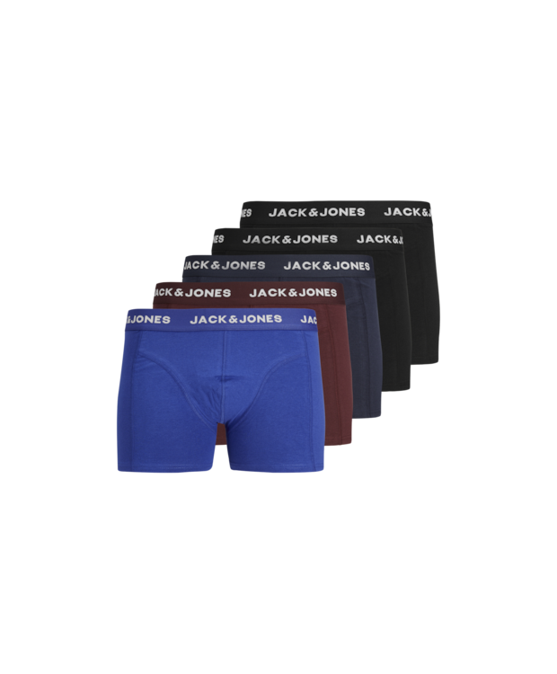 Jack & Jones 5pak underbukser/boksershorts i multifarver til herre