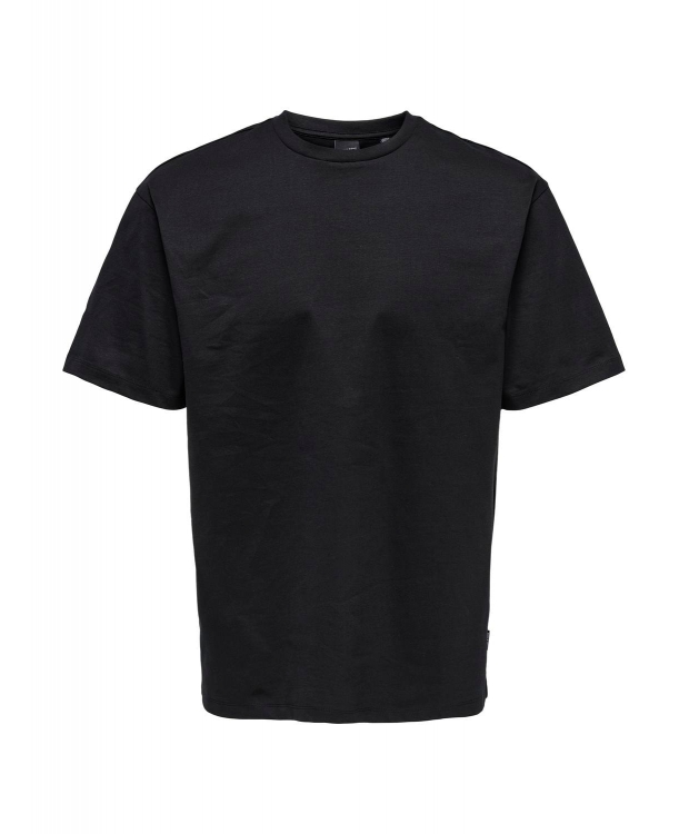 Se ONLY & SONS t-shirt i sort til herre | Relaxed fit | hos Sokkeposten.dk