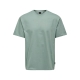 ONLY & SONS t-shirt i lysegrøn til herre | Relaxed fit |