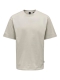 ONLY & SONS t-shirt i beige til herre | Relaxed fit |