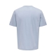 ONLY & SONS t-shirt i lyseblå til herre | Relaxed fit |