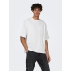 ONLY & SONS t-shirt i hvid til herre | Oversized fit |