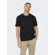 ONLY & SONS t-shirt i sort til herre | Regular fit |