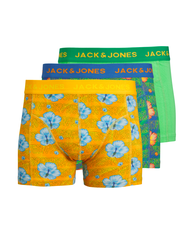 Jack & Jones 3pak underbukser i forskellige farver til herre