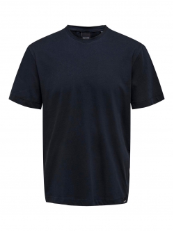 ONLY & SONS t-shirt i navy til herre | Regular fit |