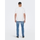 ONLY & SONS t-shirt i hvid til herre | Regular fit |