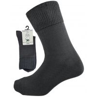 Comfort Diabetic Sokker i Mørkegrå. Unisex