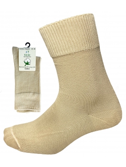 Comfort Diabetic Sokker i Beige . Unisex