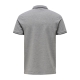 ONLY & SONS polo t-shirt i grå til herre | Regular fit |