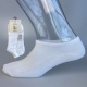 Bambus Strømper,  Comfort Diabetic " Low Cut"  Sokker i Hvid. Unisex