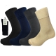 Kilde® Comfort & Diabetes, bomulds ankel strømper i sort. Unisex