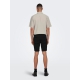 ONLY & SONS chino shorts i bambus i sort til herre