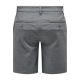 ONLY & SONS chino shorts i bambus i grå til herre