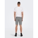 ONLY & SONS chino shorts i bambus i grå til herre