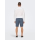 ONLY & SONS shorts i blå til herre