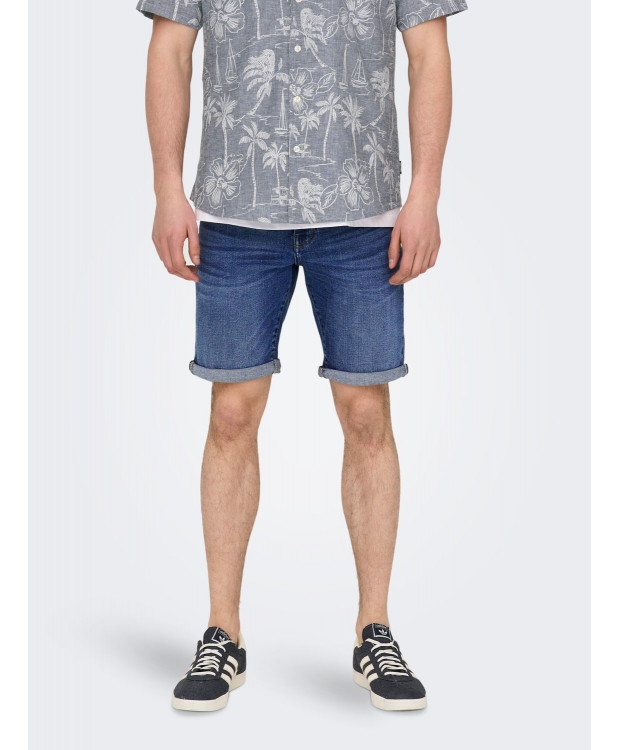 ONLY & SONS Denim shorts til herre