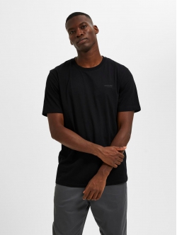 Selected Homme t-shirt i sort til herre