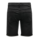 ONLY & SONS denim shorts i sort til herre