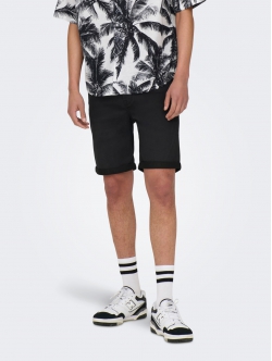 ONLY & SONS shorts i sort til herre – størrelser XS, S, M, 3XL, 4XL