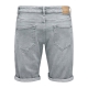 ONLY & SONS denim shorts i grå til herre