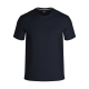 BOSS Ribbet t-shirt i navy til herre