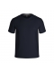 BOSS Ribbet t-shirt i navy til herre